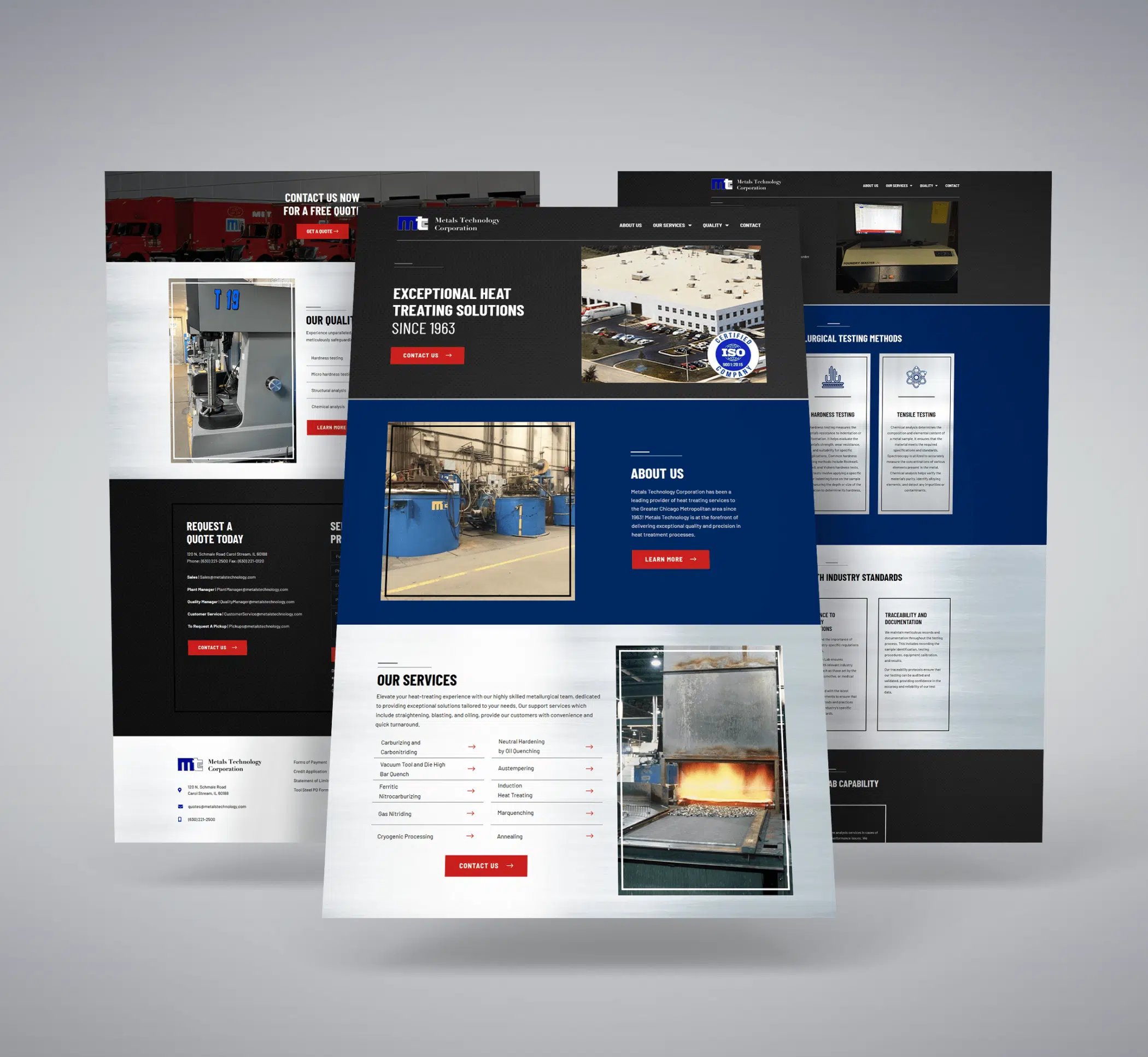 Modern blue & white dark Web Site Creative Design Element Template Layout